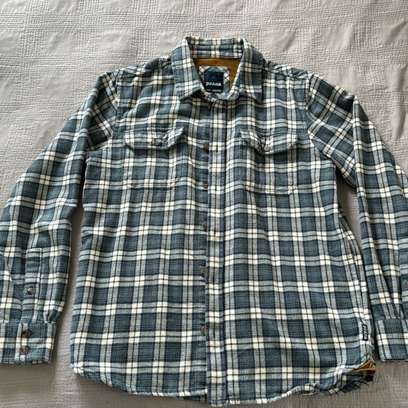 Prana men’s flannel, size medium - Picture 1 of 5